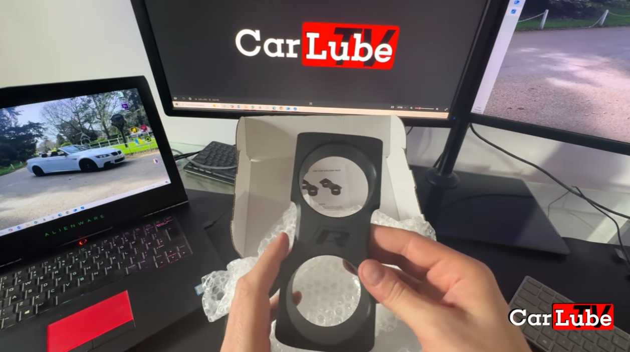 VW Scirocco R Cup Holder Mod Review - CarLubeTV