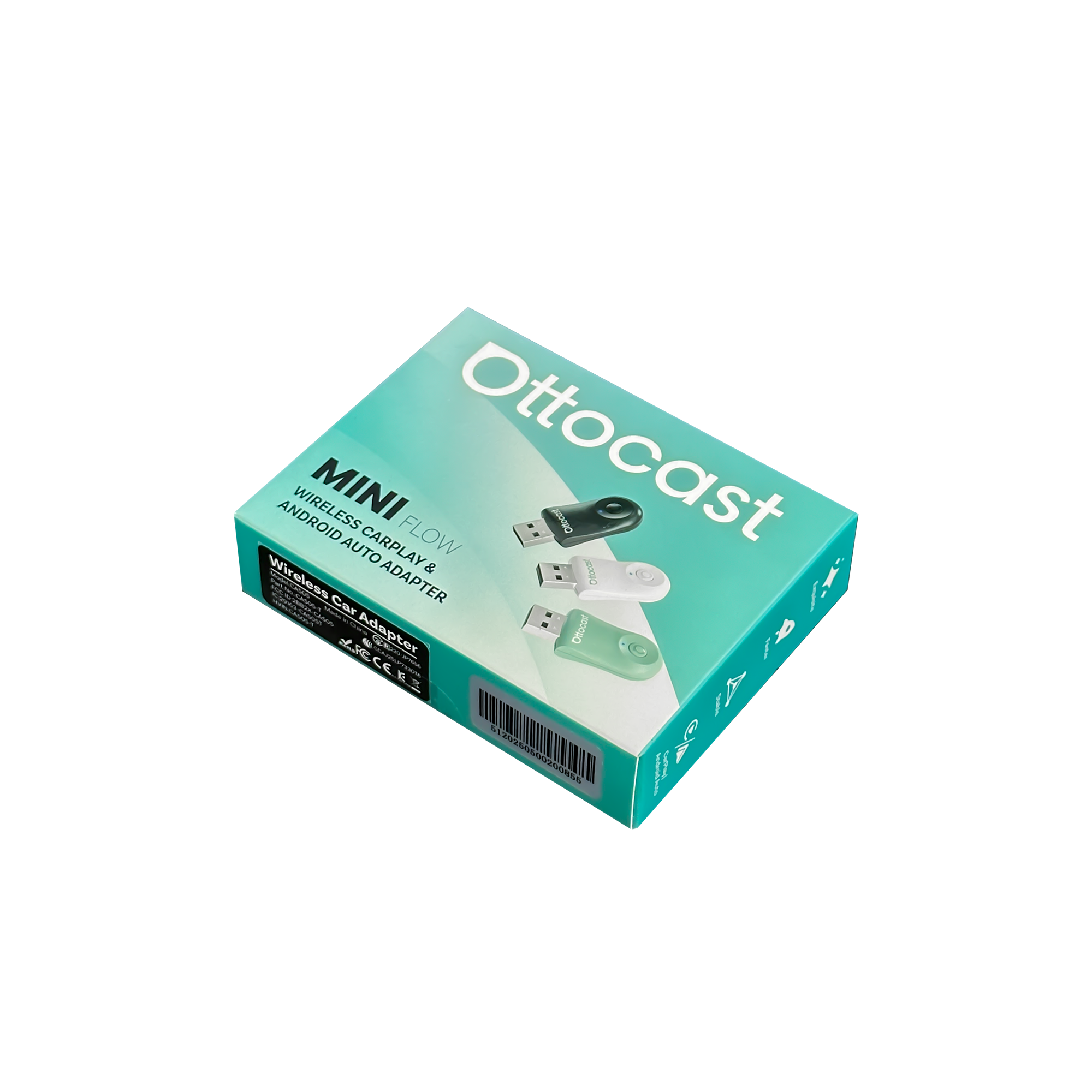 MINI FLOW - Wireless Apple CarPlay/Android Auto Adapter (2026 Version)