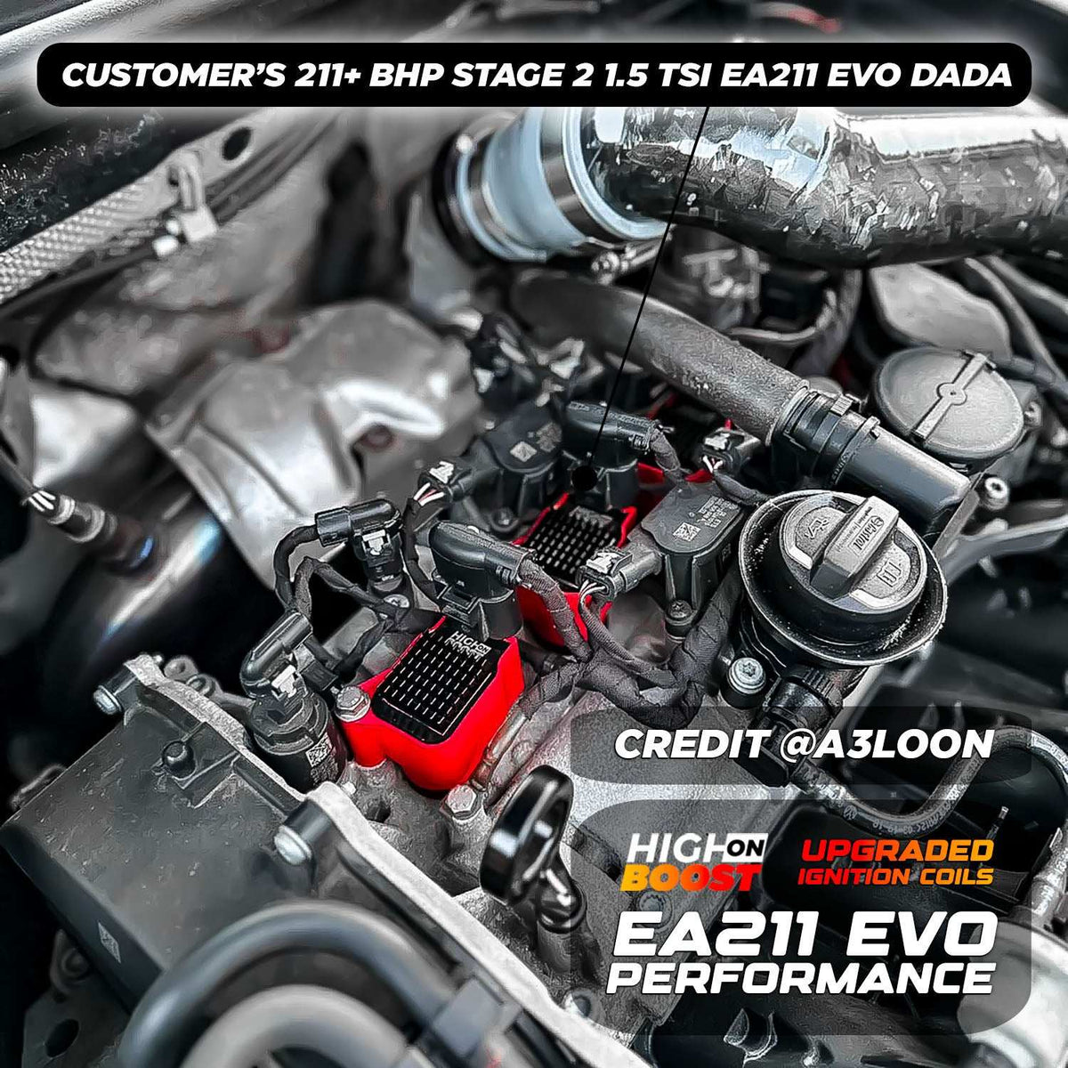 1.5 TSI EA211 EVO Performance Ignition Coils (4-Pack)- High on Boost