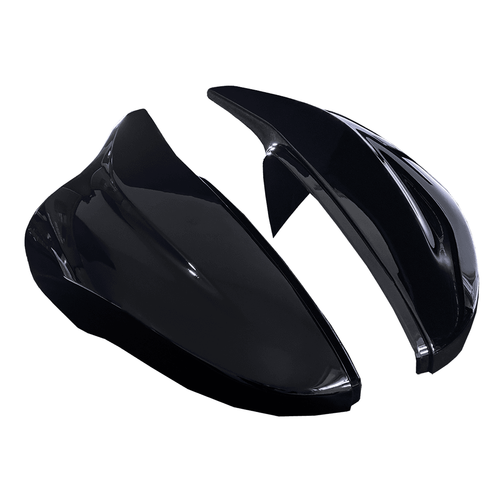 VW EOS M-Style Gloss Black Mirror Caps- High on Boost