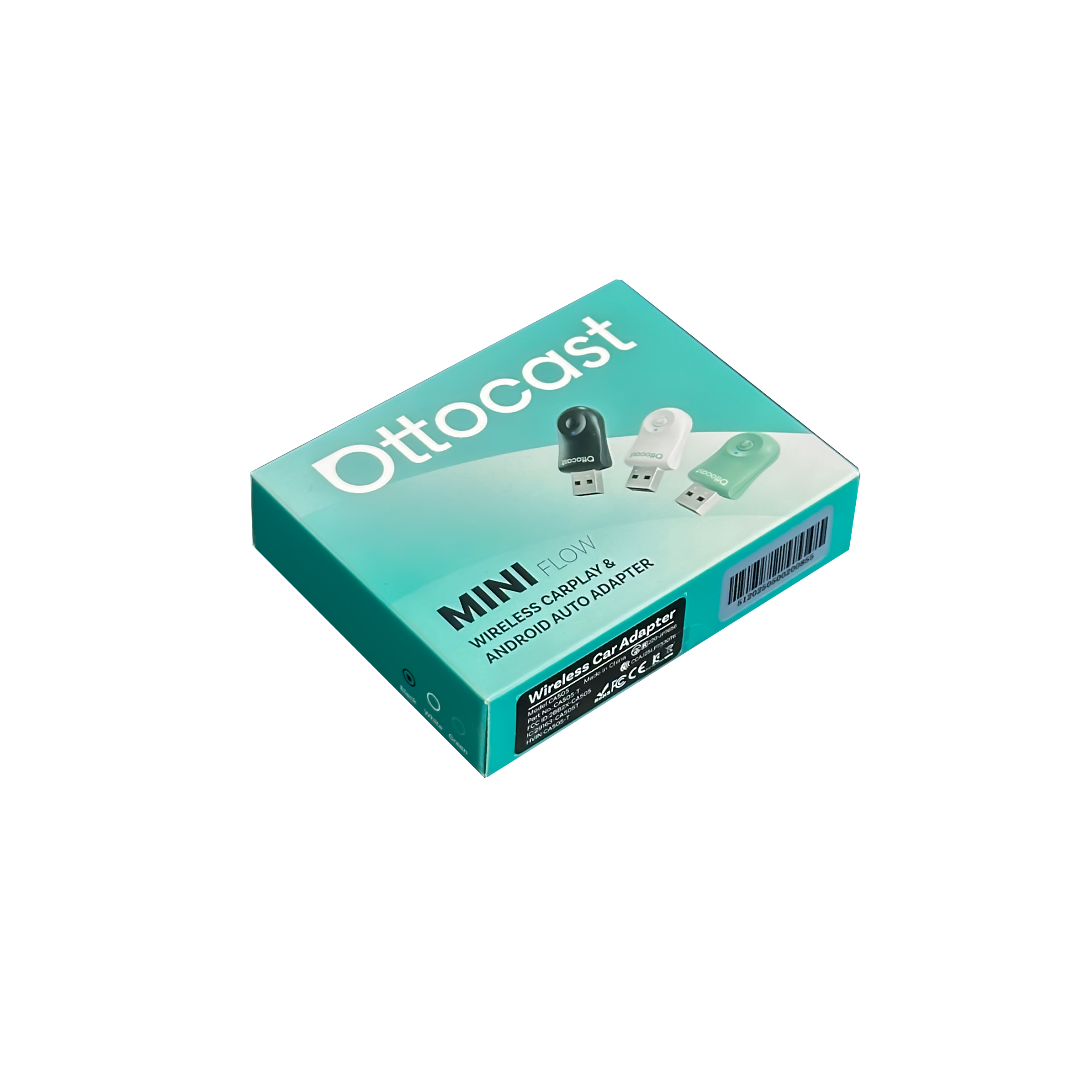 MINI FLOW - Wireless Apple CarPlay/Android Auto Adapter (2026 Version)