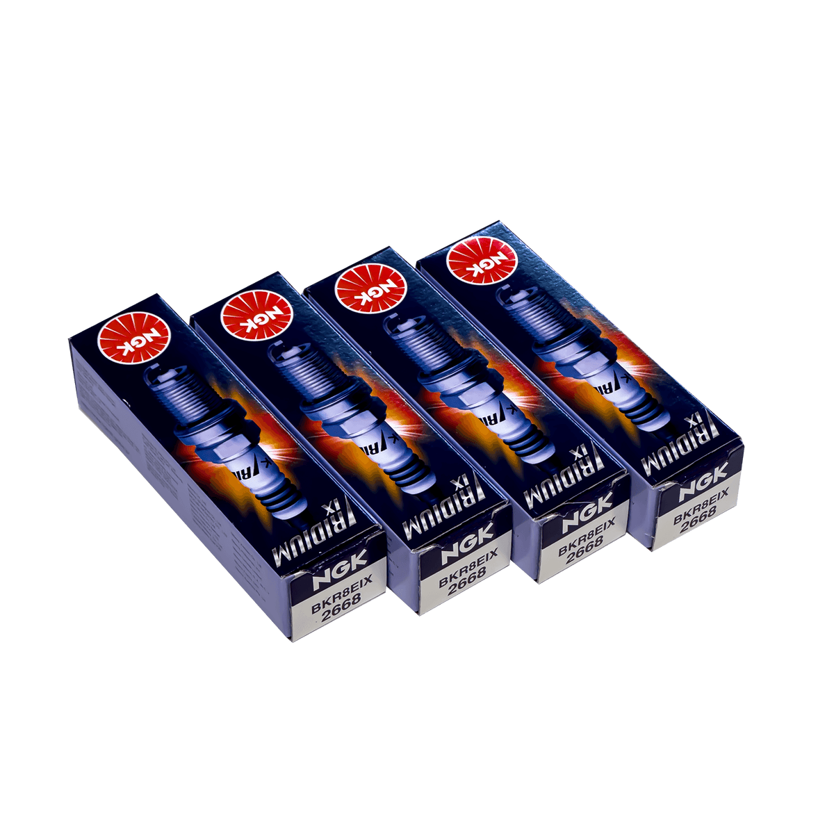 NGK BKR8EIX (2668) Laser Iridium Spark Plugs - 1.4 TSI EA111- High on Boost