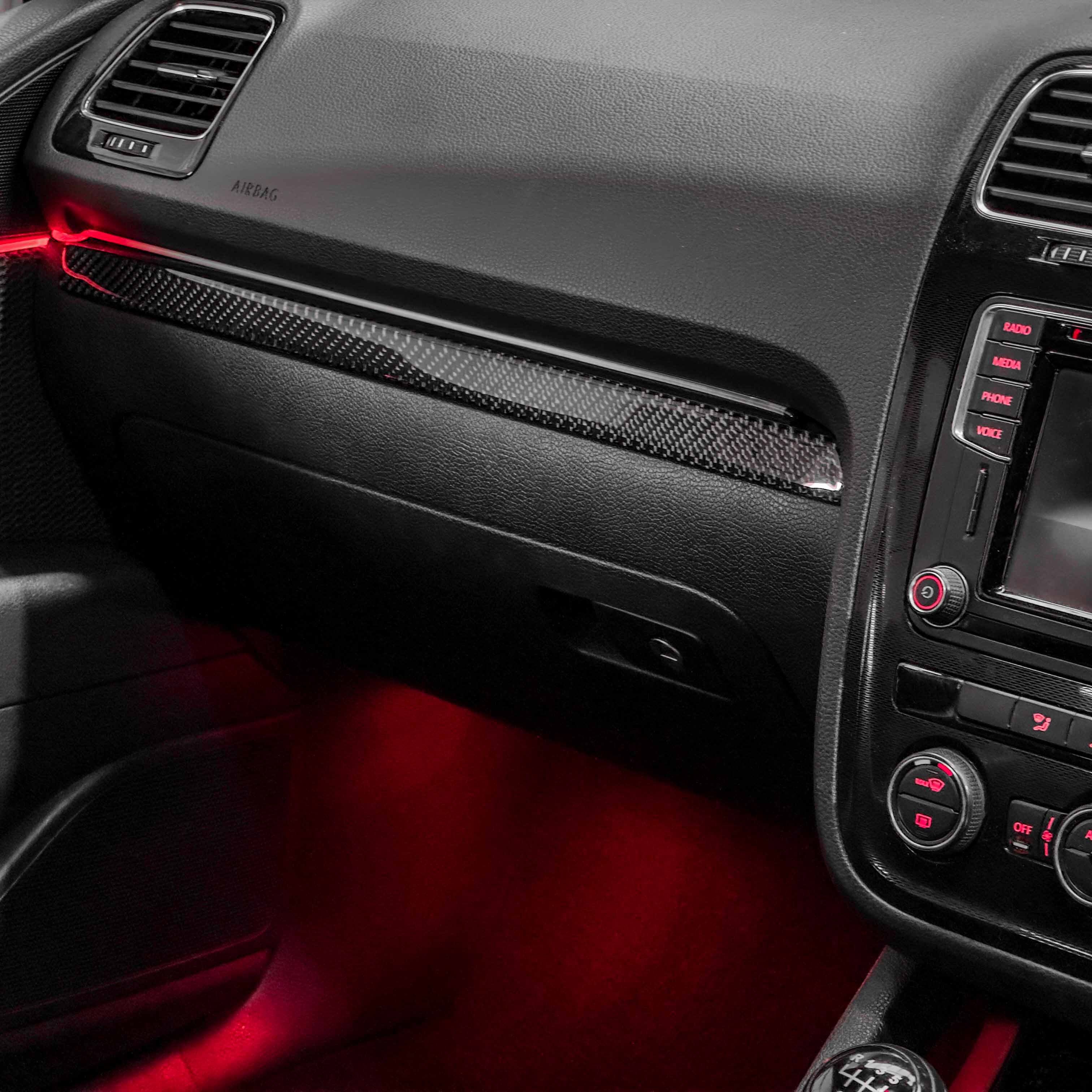 VW Scirocco Carbon Fibre Dashboard Trim