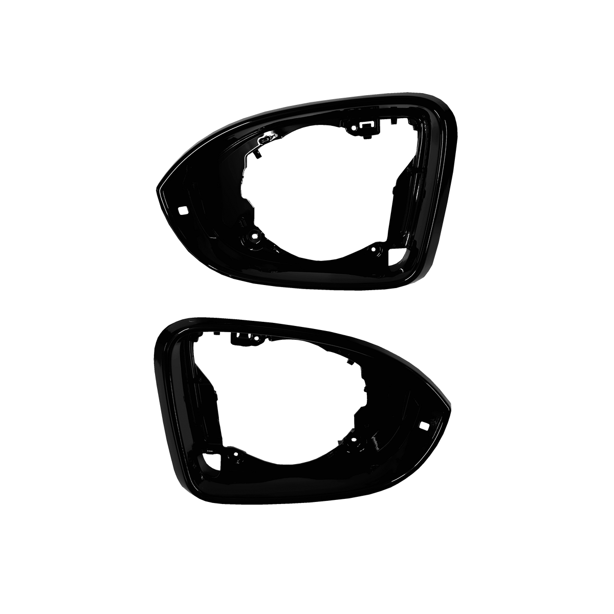VW Golf MK8 Gloss Black Mirror Frames- High on Boost