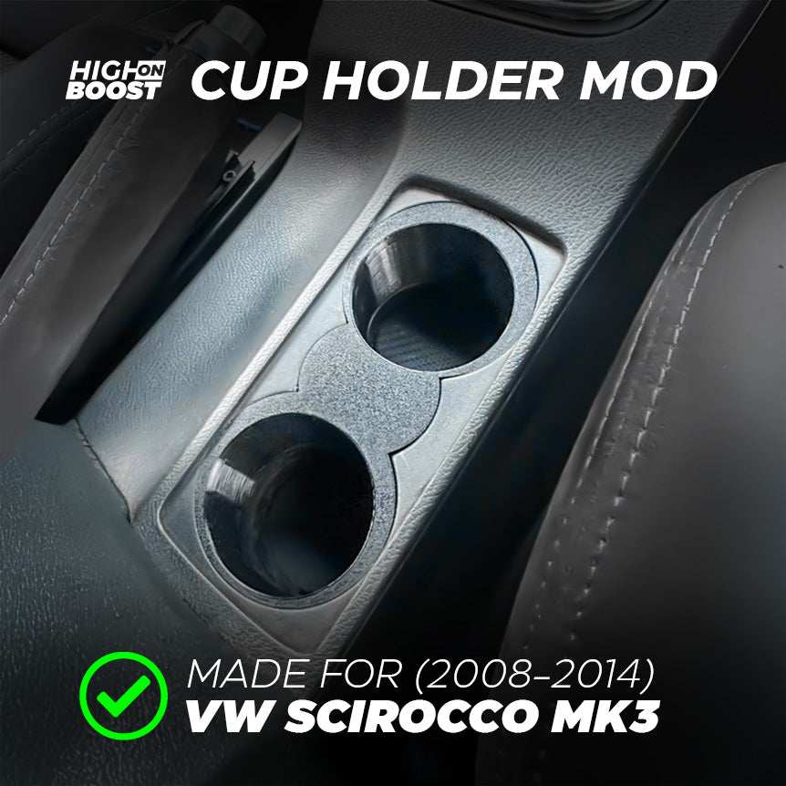 VW Golf MK6 Cup Holder Mod (Pre-Facelift) - R - High on Boost