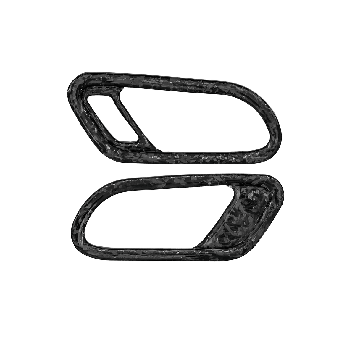 VW Scirocco Forged Carbon Fibre Interior Door Handle Surround - RHD - High on Boost