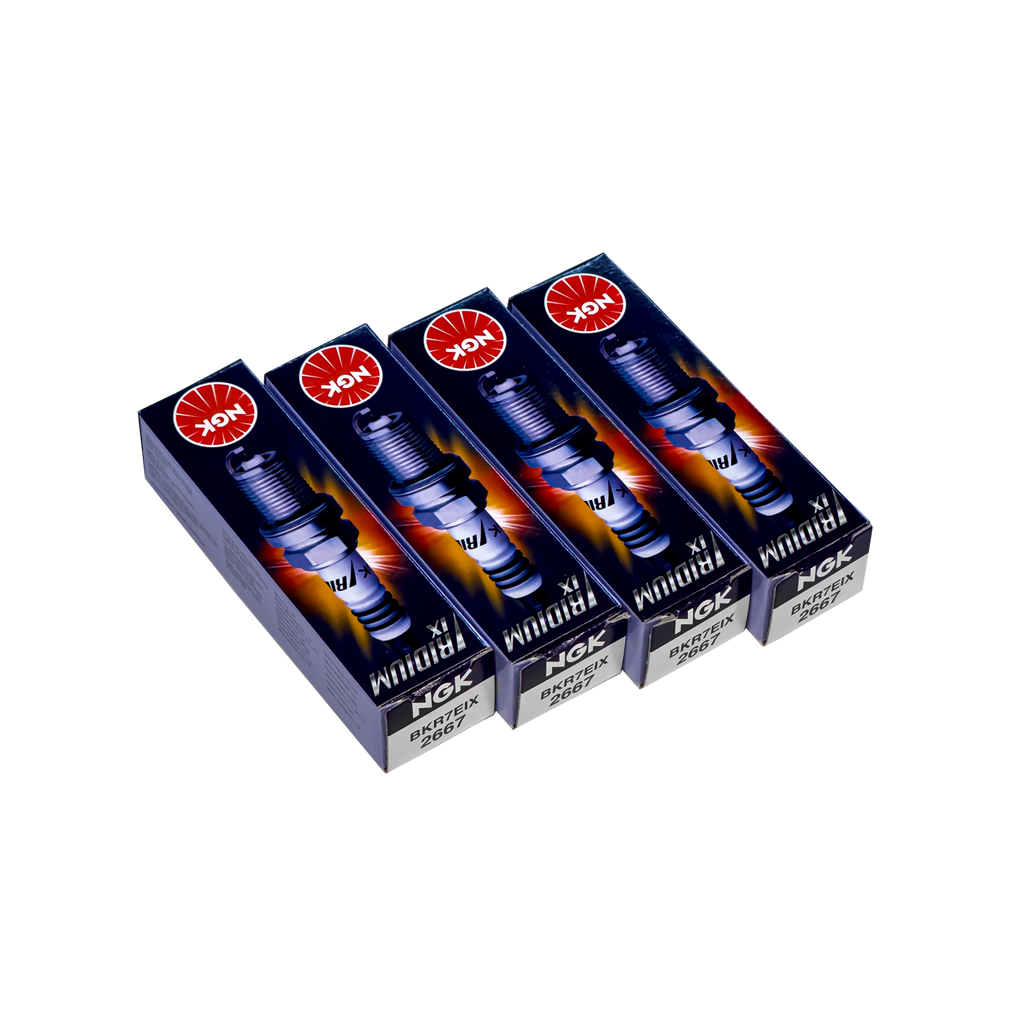 NGK BKR7EIX (2667) Laser Iridium Spark Plugs - 1.4 TSI EA111