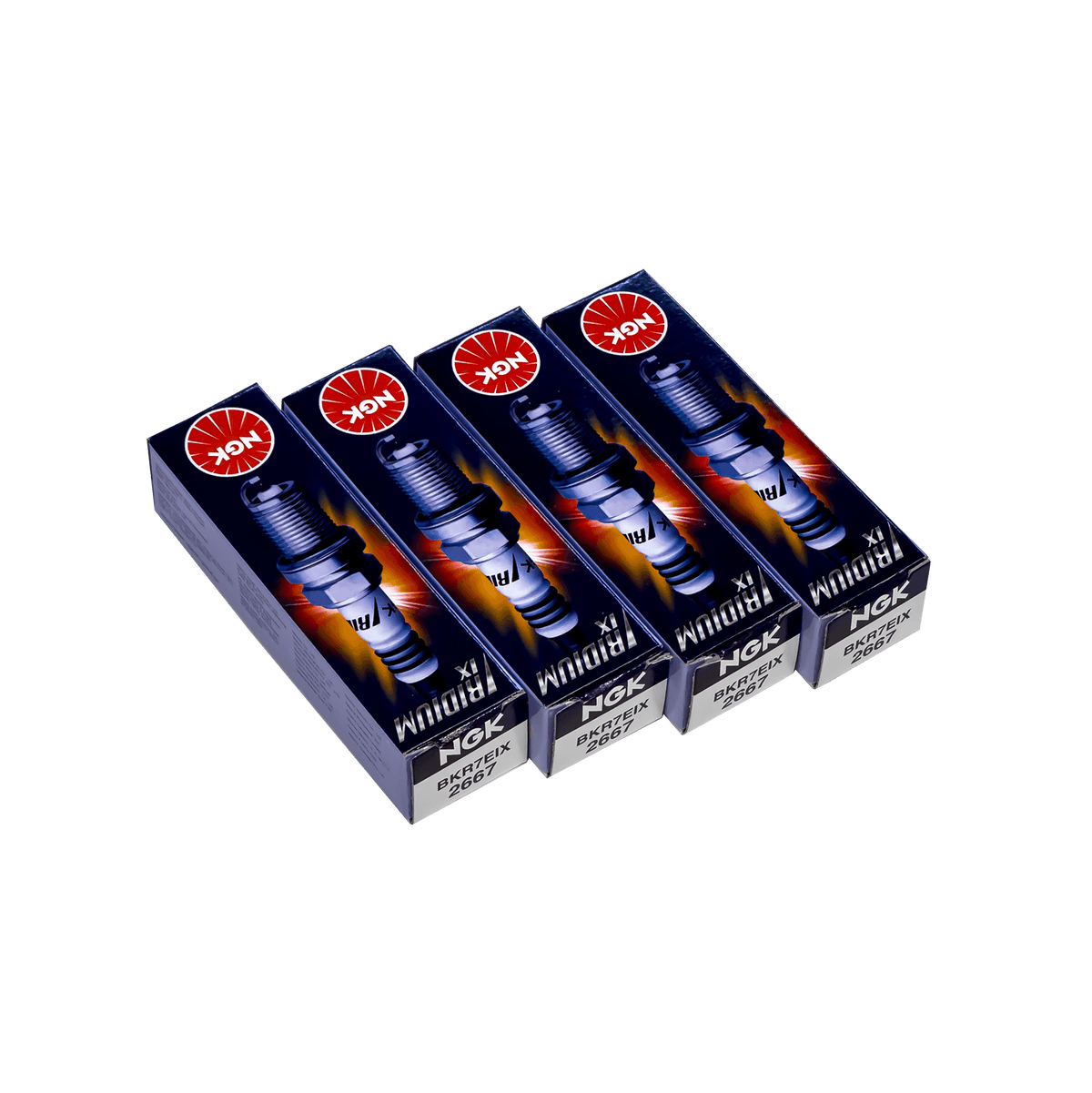 NGK BKR7EIX (2667) Laser Iridium Spark Plugs - 1.4 TSI EA111- High on Boost