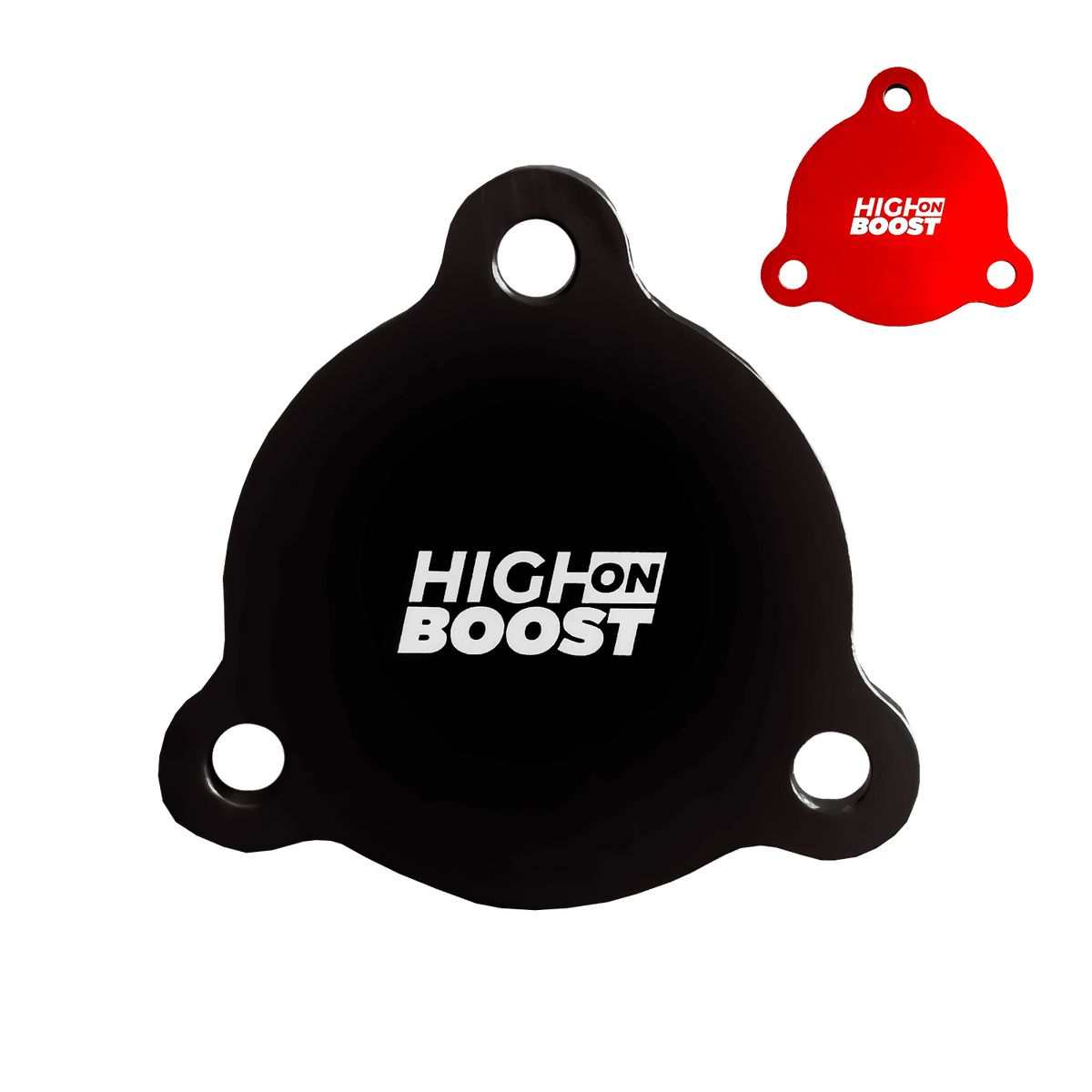 IS12/IS20/IS38 Turbo Diverter Valve Block-Off-Plate - Red - High on Boost