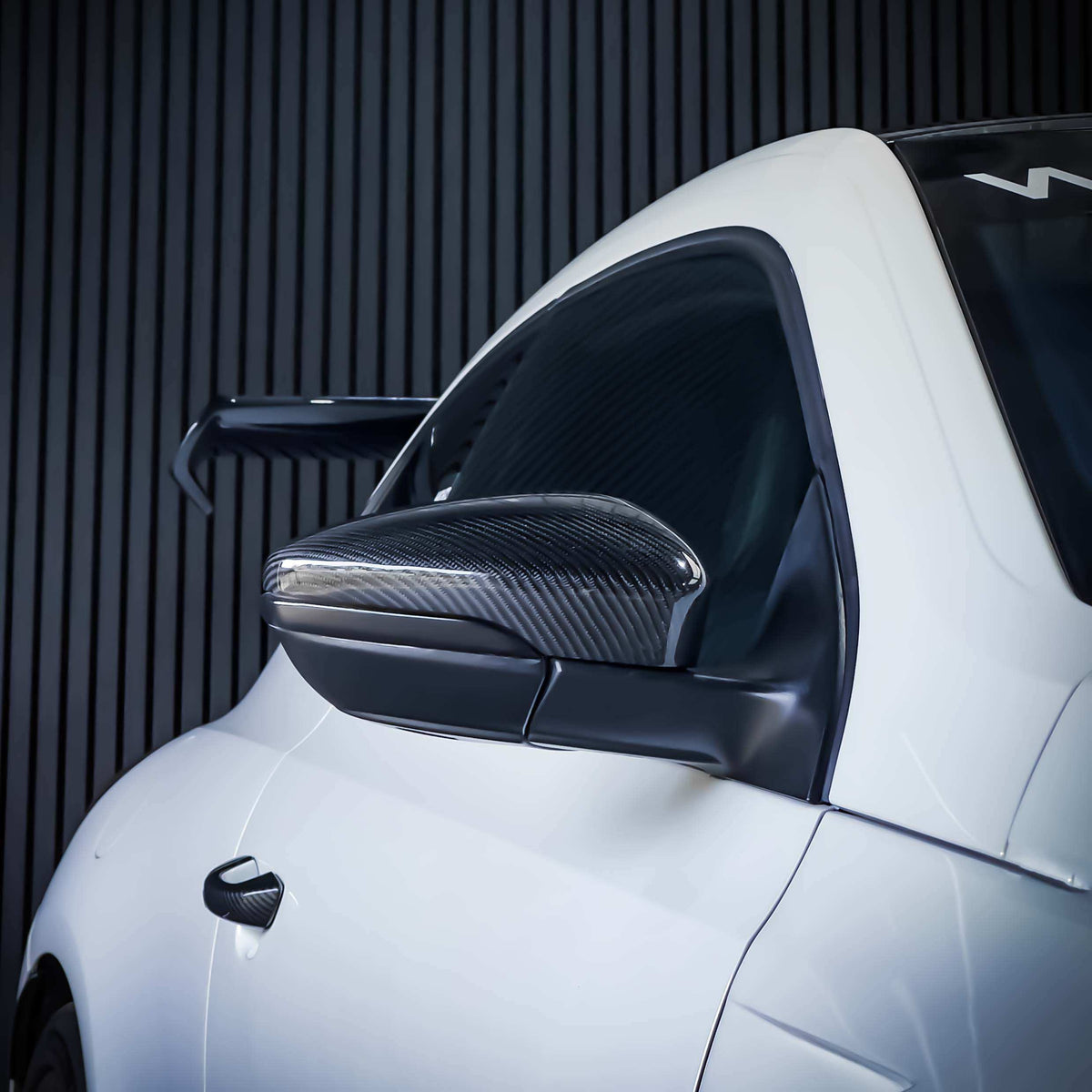 VW Scirocco Carbon Fibre Mirror Caps- High on Boost