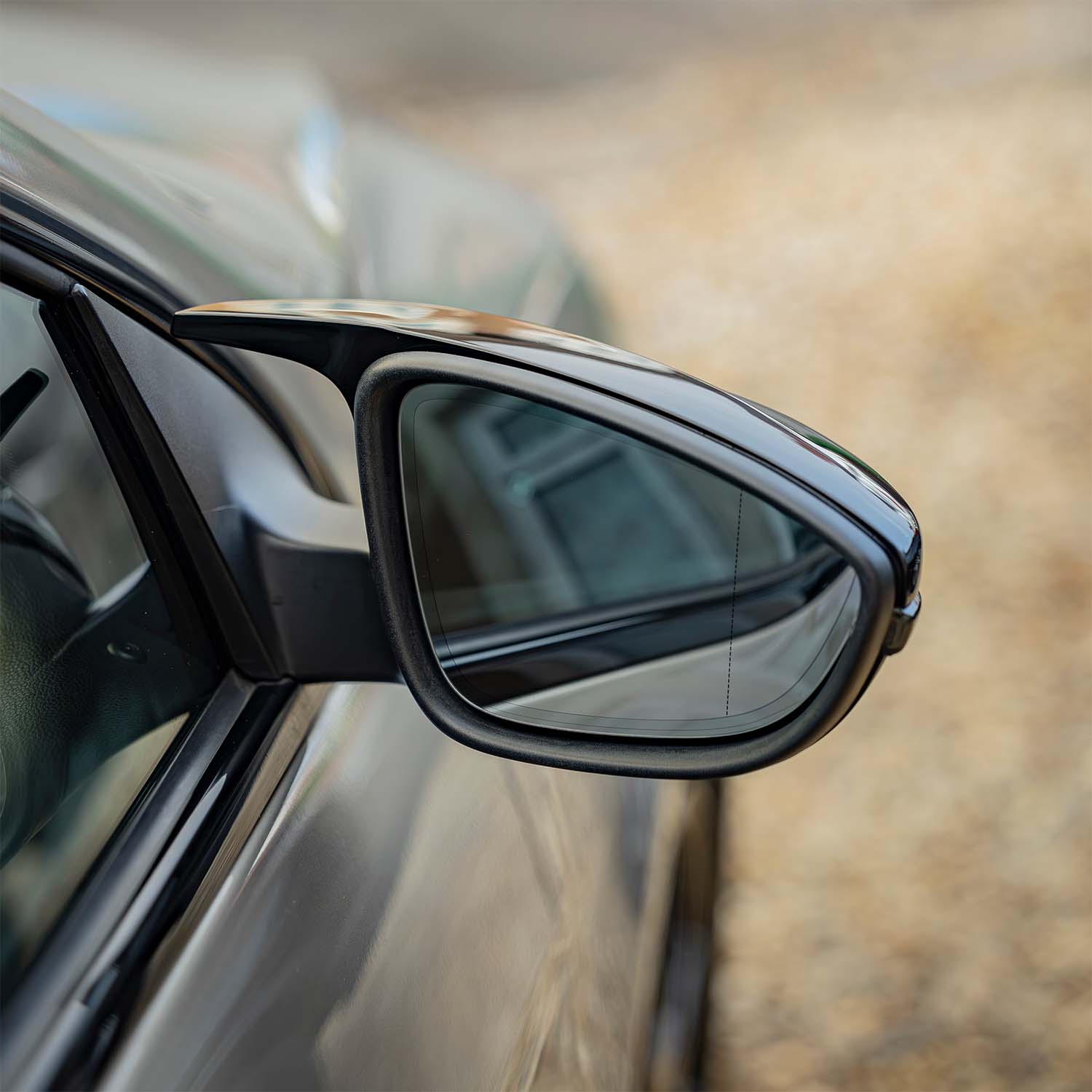 VW Passat CC/B7 M-Style Gloss Black Mirror Caps