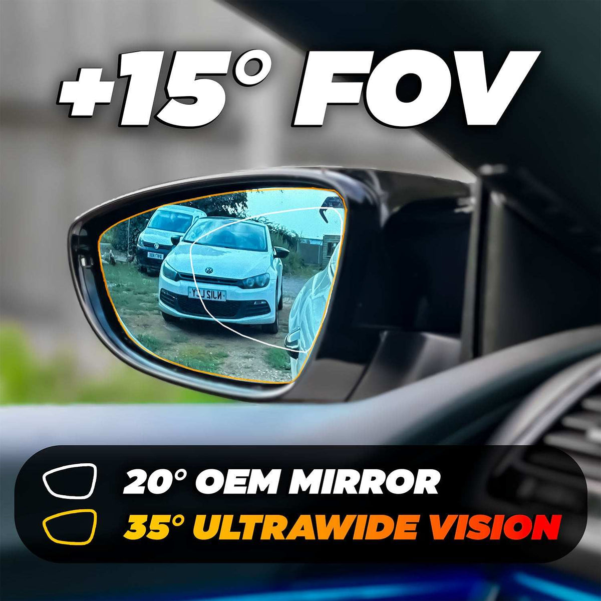 VW Beetle A5 UltraVision LED Mirrors - Dynamic LED - High on Boost