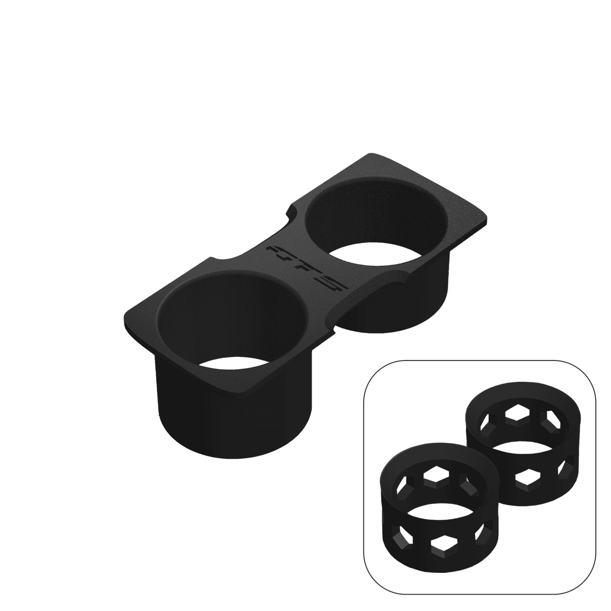 VW Scirocco MK3.5 Cup Holder Mod (Facelift) - R / Size S + Size M - High on Boost
