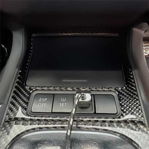 VW Golf MK5 Carbon Fibre Ashtray Frame - 5 Button - High on Boost