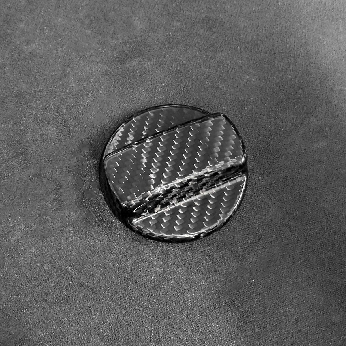 VW Golf MK5 Carbon Fibre Fuel Cap Cover- High on Boost