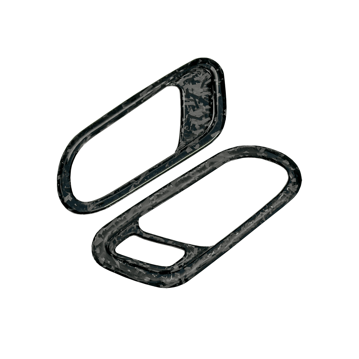 VW Scirocco Forged Carbon Fibre Interior Door Handle Surround - RHD - High on Boost