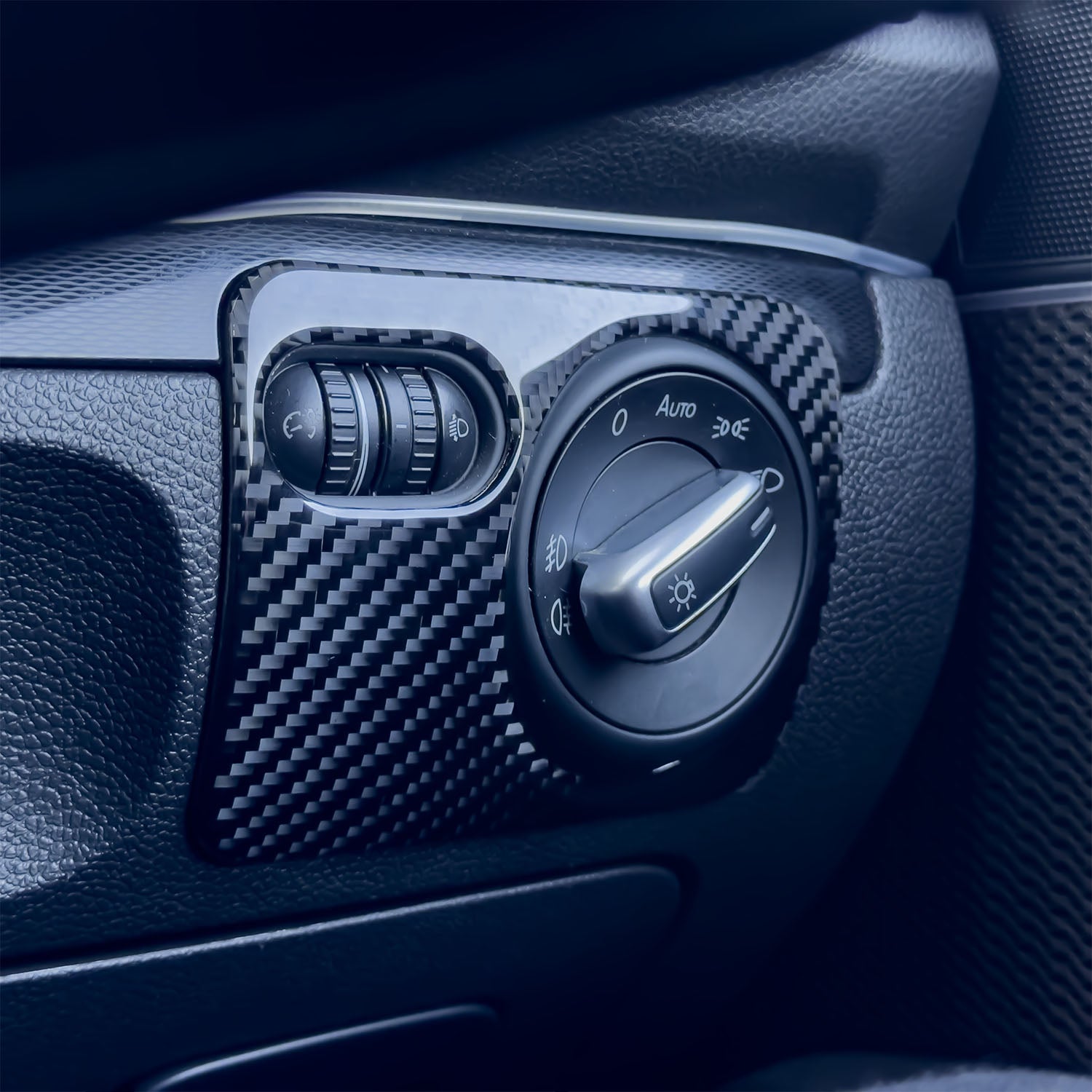 VW Golf MK5 Carbon Fibre Headlight Control Frame