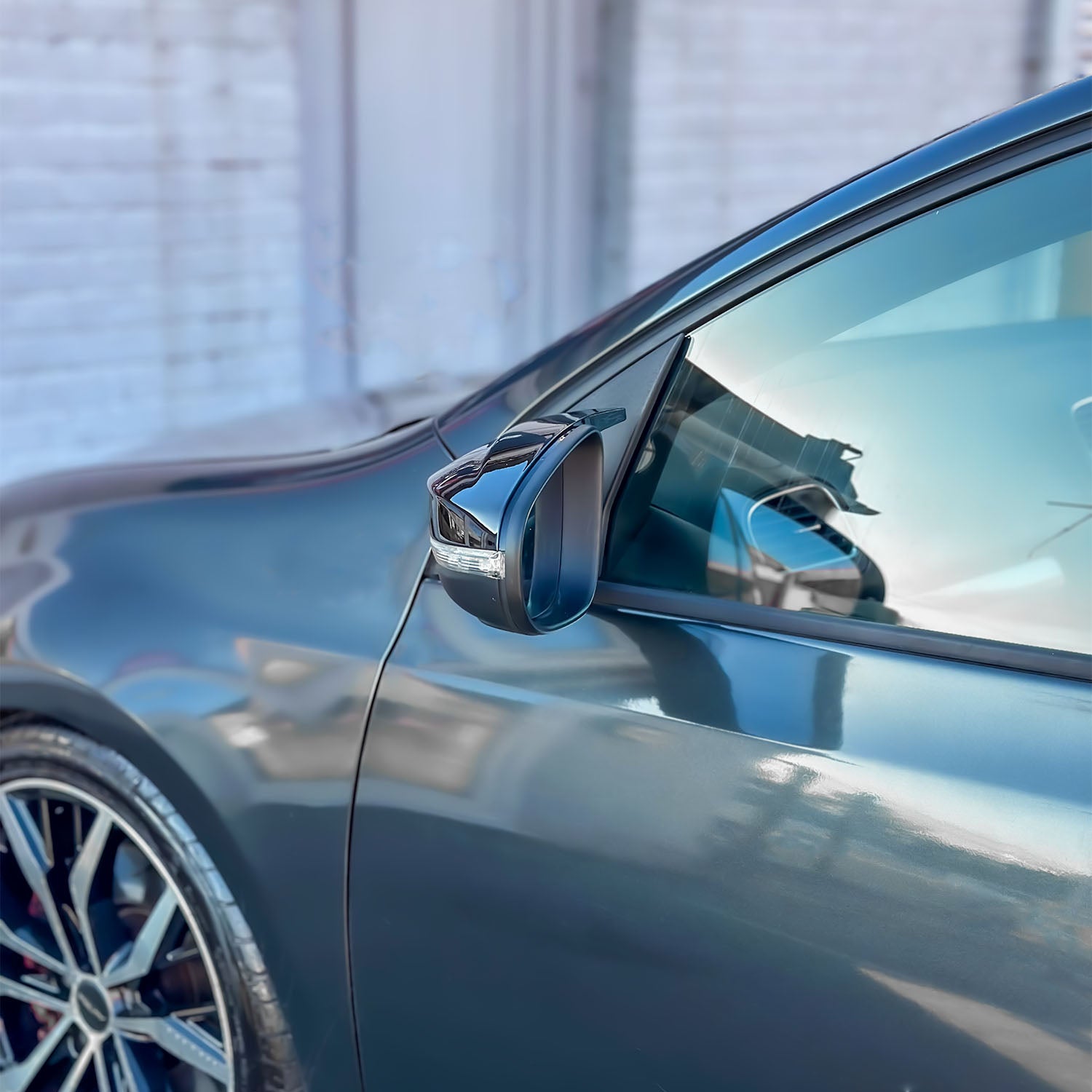 VW Golf MK6 M-Style Gloss Black Mirror Caps