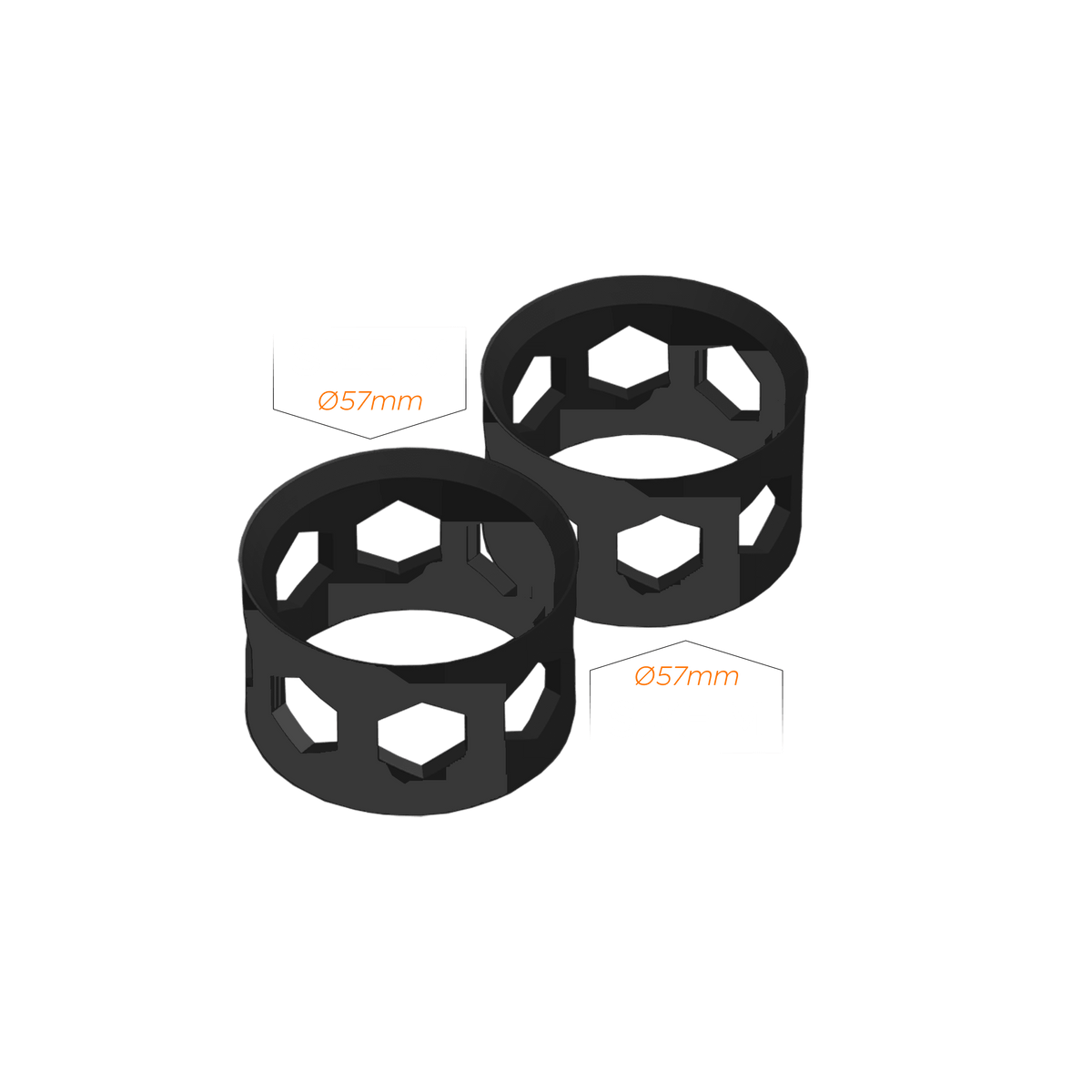 High on Boost Cup Holder Inserts - 2X Size M - High on Boost