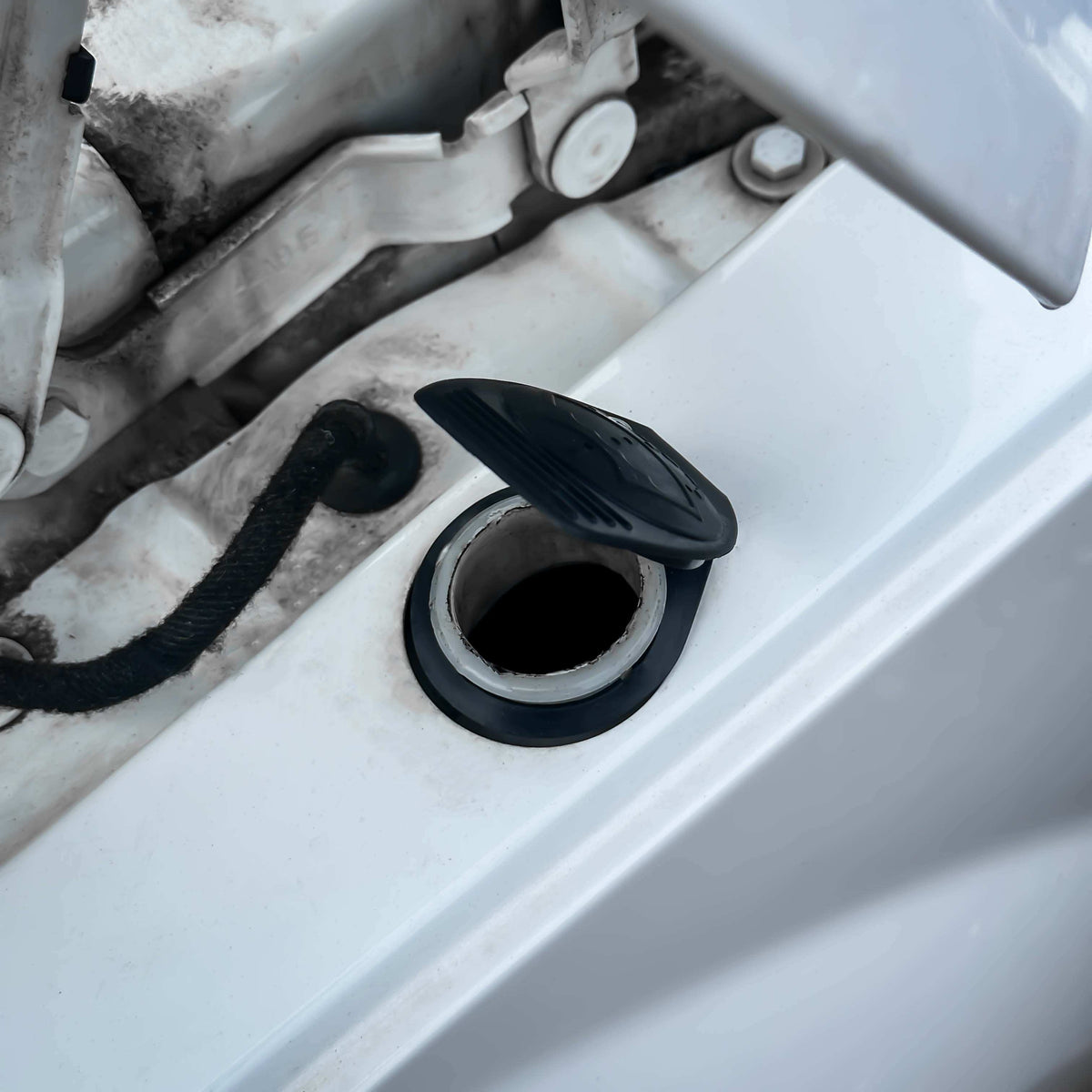 Audi Mini Black Washer Fluid Cap- High on Boost