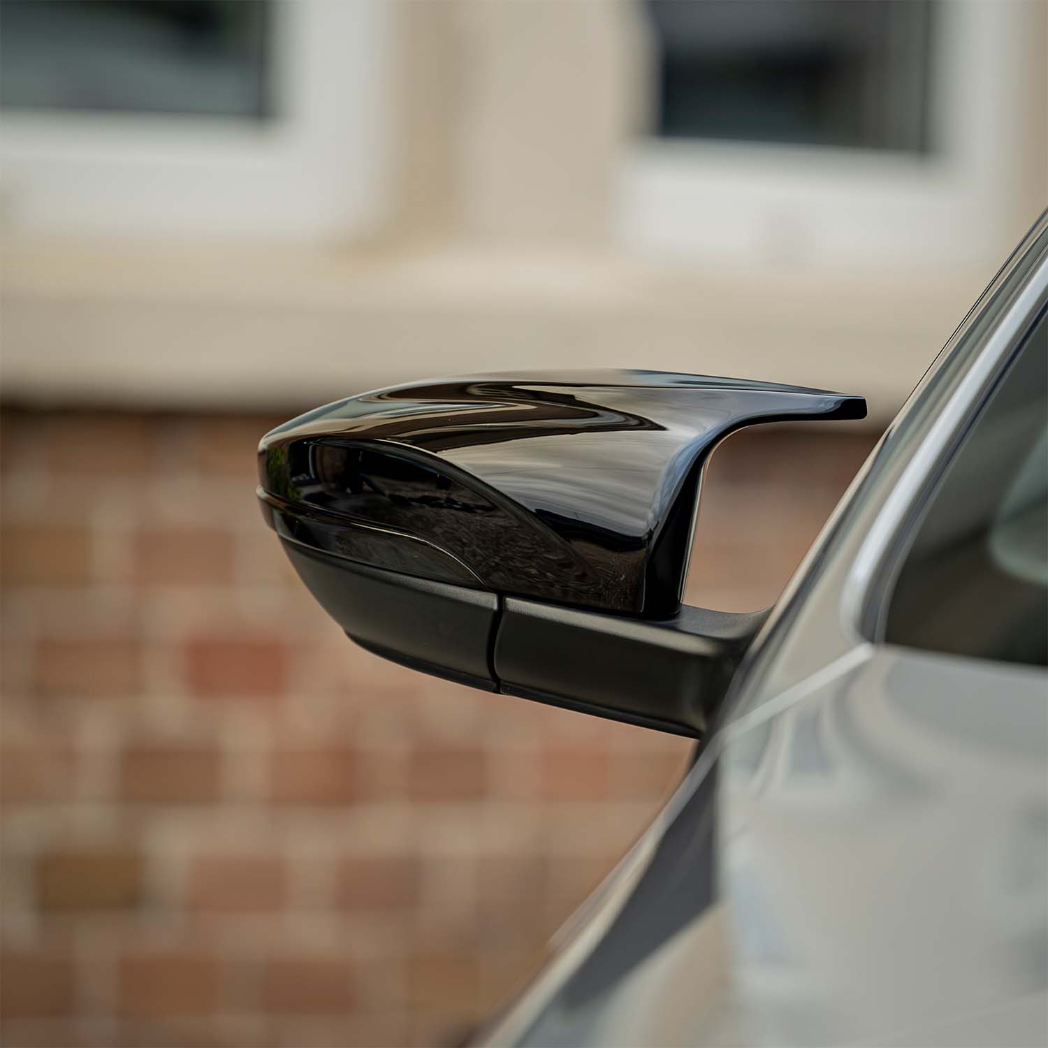 VW Passat CC/B7 M-Style Gloss Black Mirror Caps