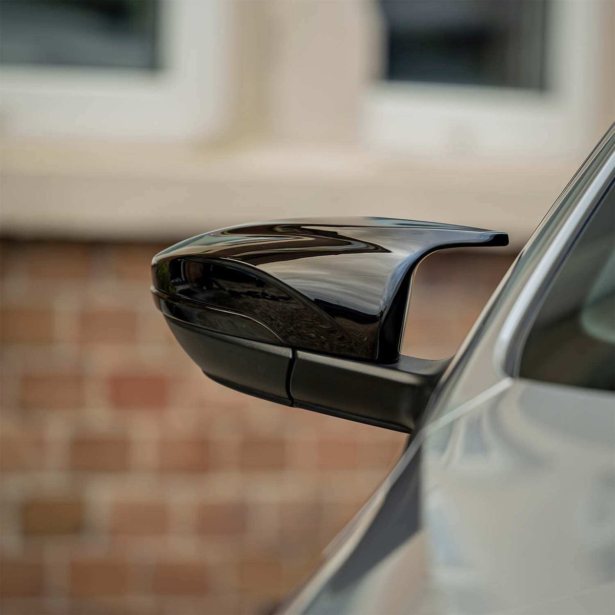 VW EOS M-Style Gloss Black Mirror Caps- High on Boost
