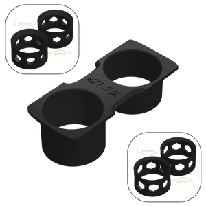 VW Golf MK5 Cup Holder Mod (Facelift) - R32 / 2x Size S + 2x Size M - High on Boost
