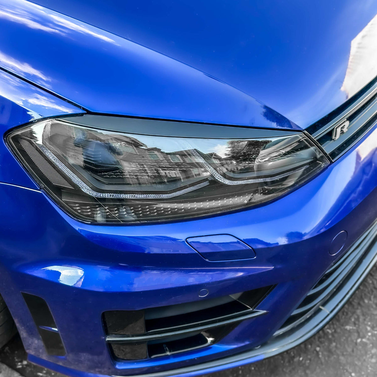 VW Golf MK7/7.5 Gloss Black Headlight Eyebrows- High on Boost