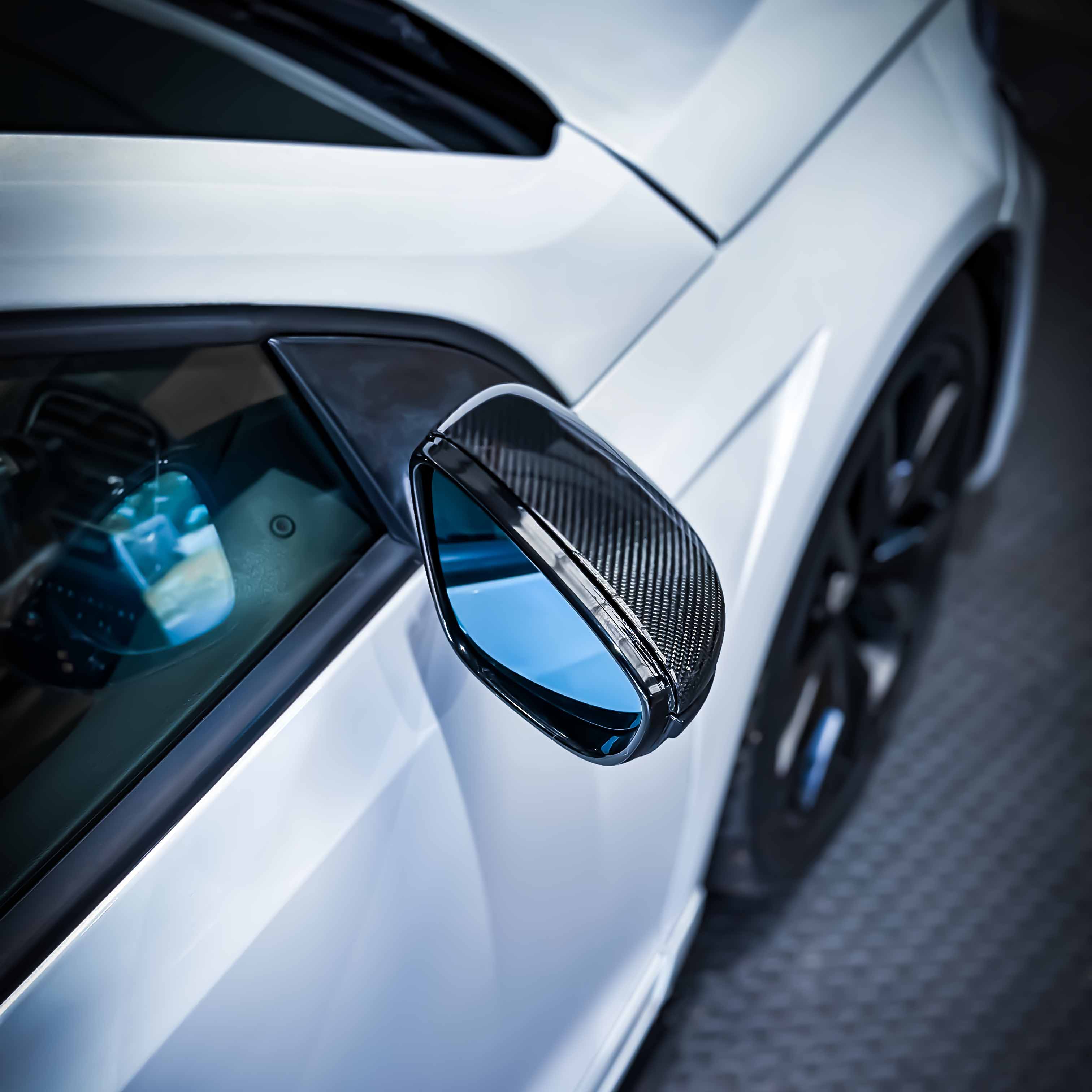 VW Scirocco Carbon Fibre Mirror Caps
