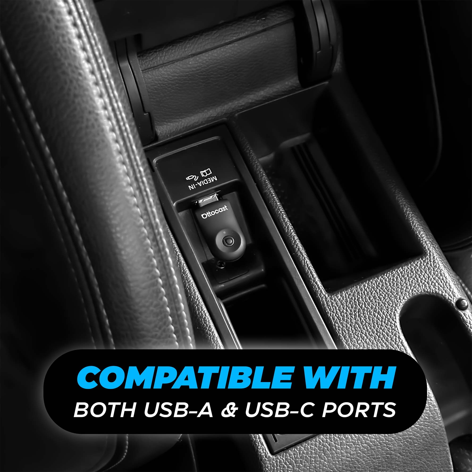 MINI FLOW - Wireless Apple CarPlay/Android Auto Adapter (2026 Version)