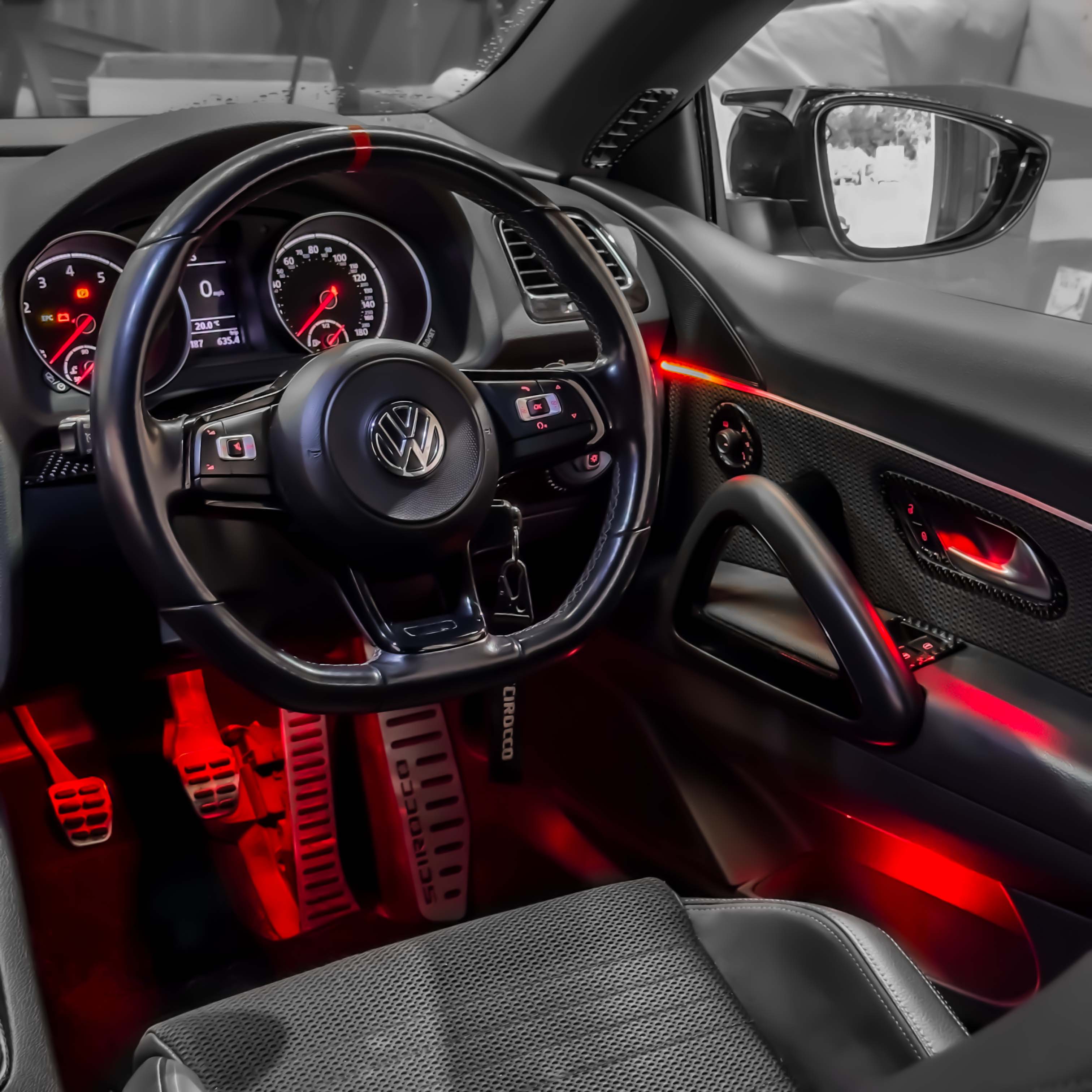 VW Scirocco Carbon Fibre Dashboard Trim