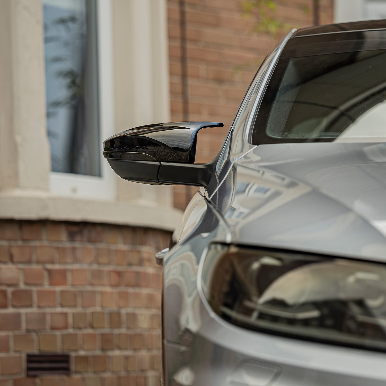 VW Passat CC/B7 M-Style Gloss Black Mirror Caps