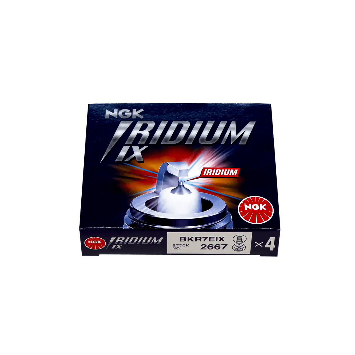 NGK BKR7EIX (2667) Laser Iridium Spark Plugs - 1.4 TSI EA111- High on Boost