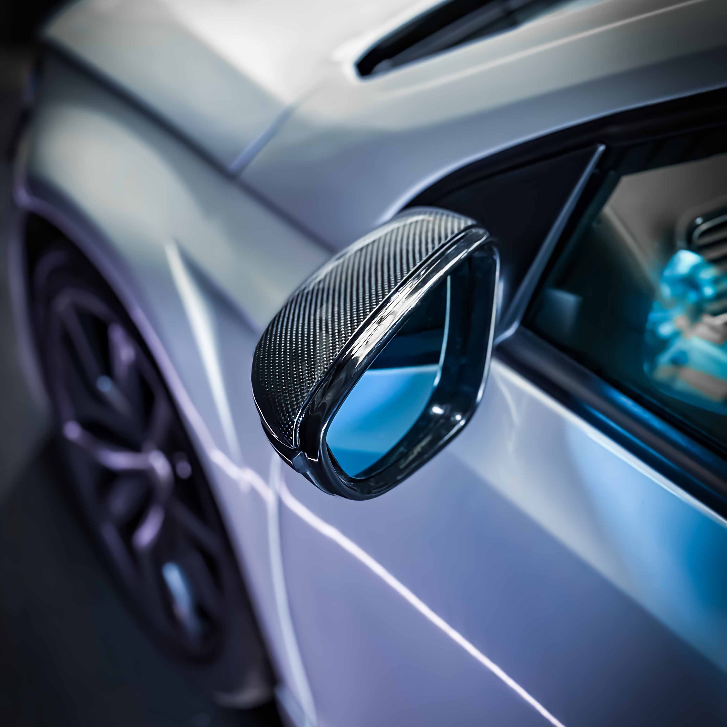 VW Scirocco Carbon Fibre Mirror Caps