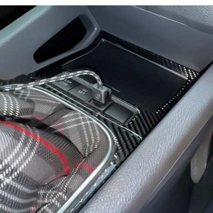 VW Golf MK5 Carbon Fibre Ashtray Frame - 5 Button - High on Boost
