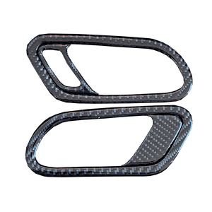 VW Scirocco Carbon Fibre Interior Door Handle Surround - RHD - High on Boost
