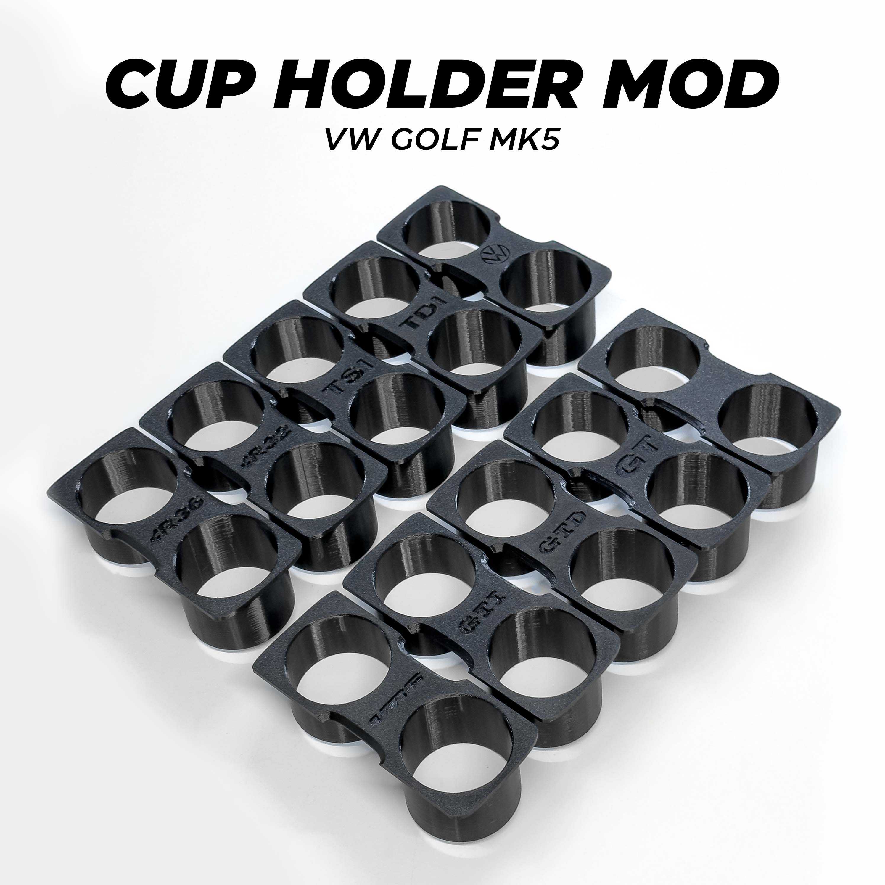 VW Golf MK5 Cup Holder Mod