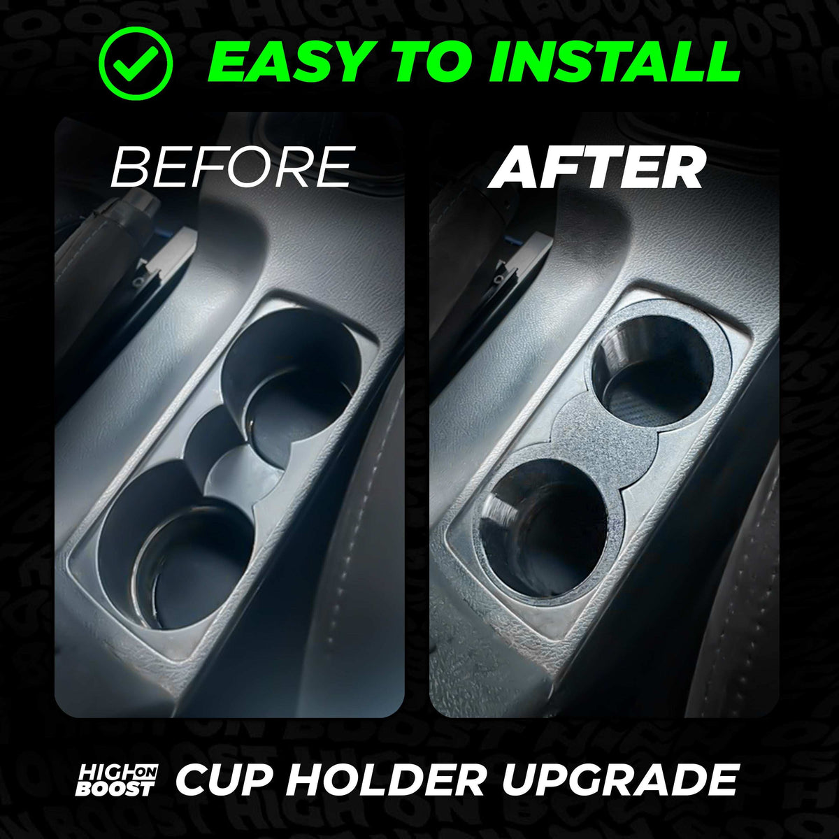 VW Golf MK6 Cup Holder Mod (Pre-Facelift) - R - High on Boost