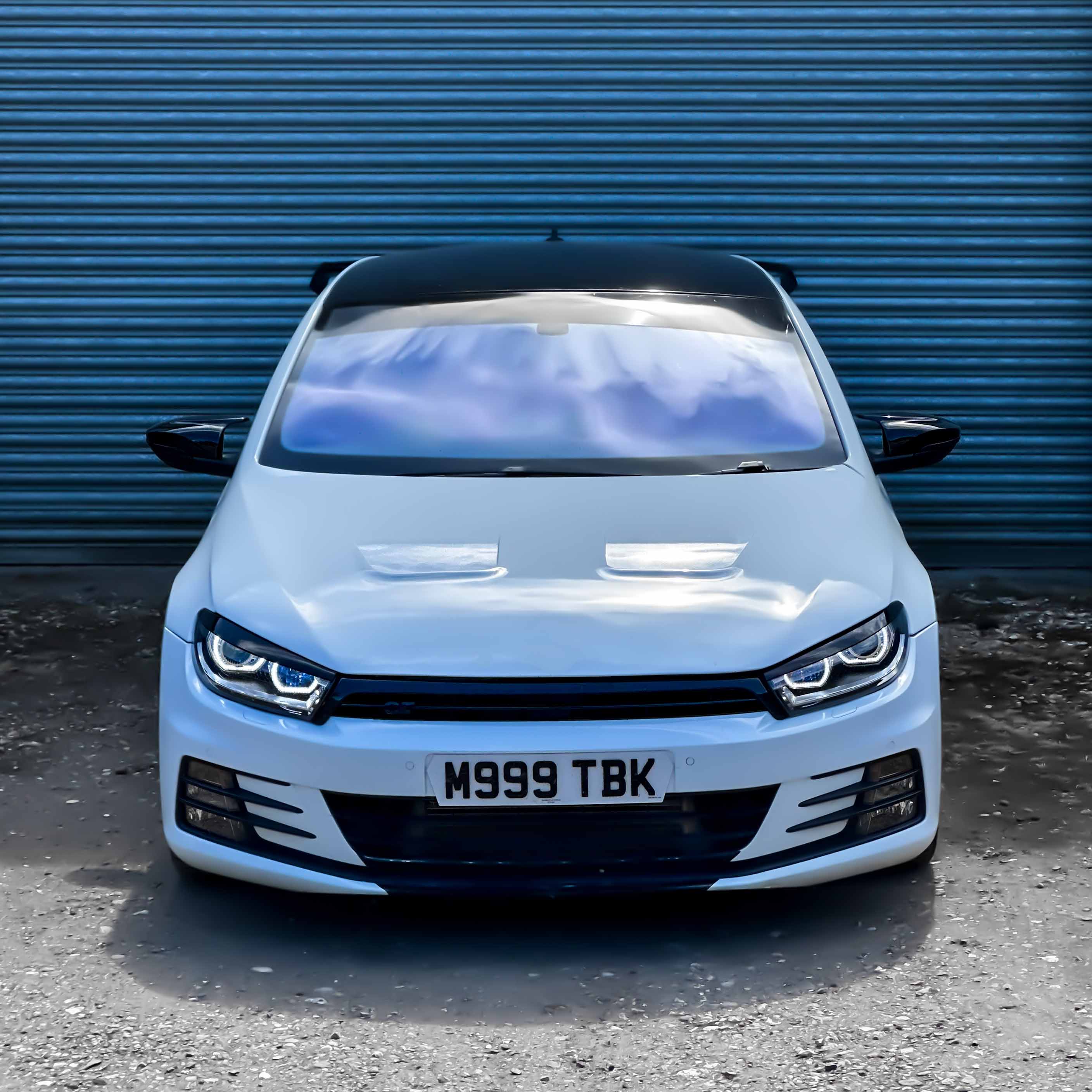 VW Scirocco Gloss Black Headlight Eyebrows