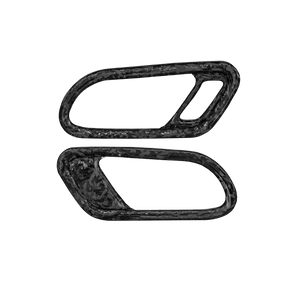 VW Scirocco Forged Carbon Fibre Interior Door Handle Surround - LHD - High on Boost