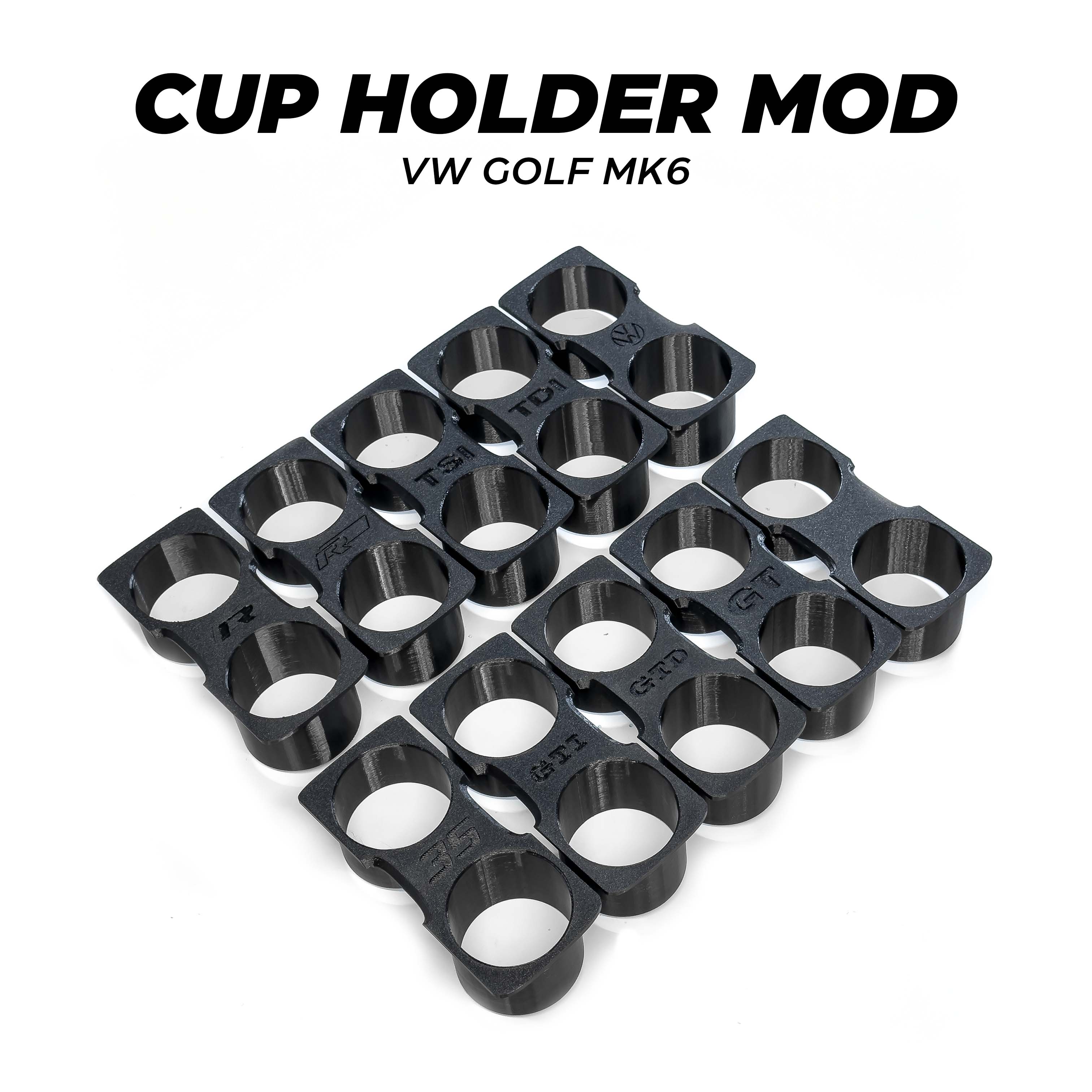 VW Golf MK6 Cup Holder Mod