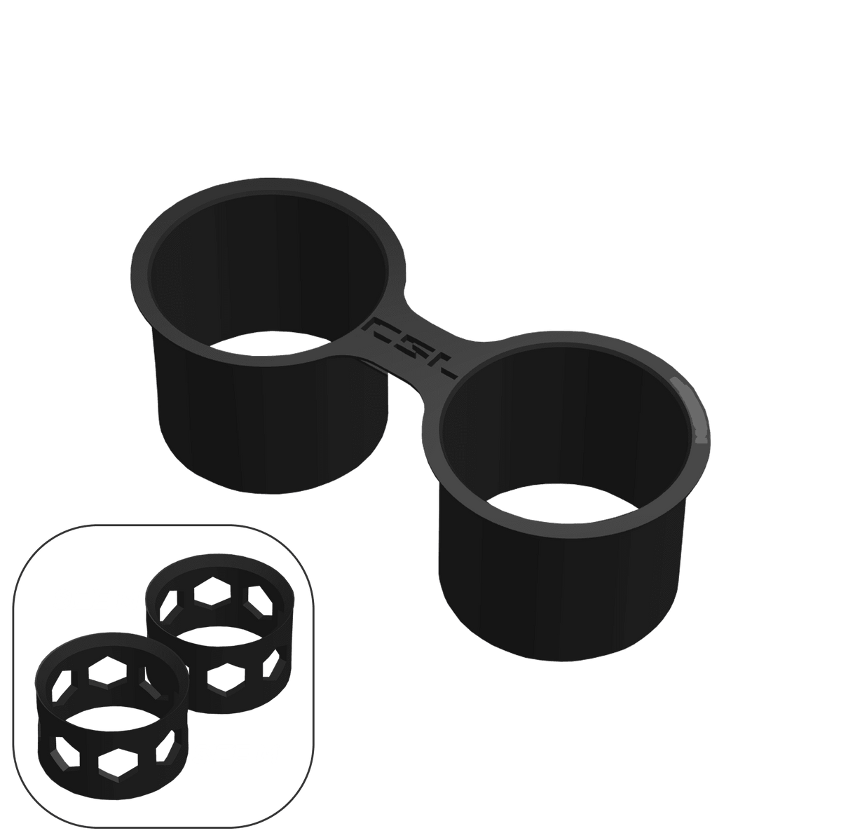 BMW M2 Competition (F87) Cup Holder Mod - M / Size S + Size M - High on Boost
