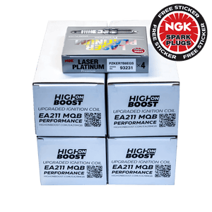 NGK x High on Boost - 1.4 TSI EA211 MQB Performance Bundle - Red - High on Boost