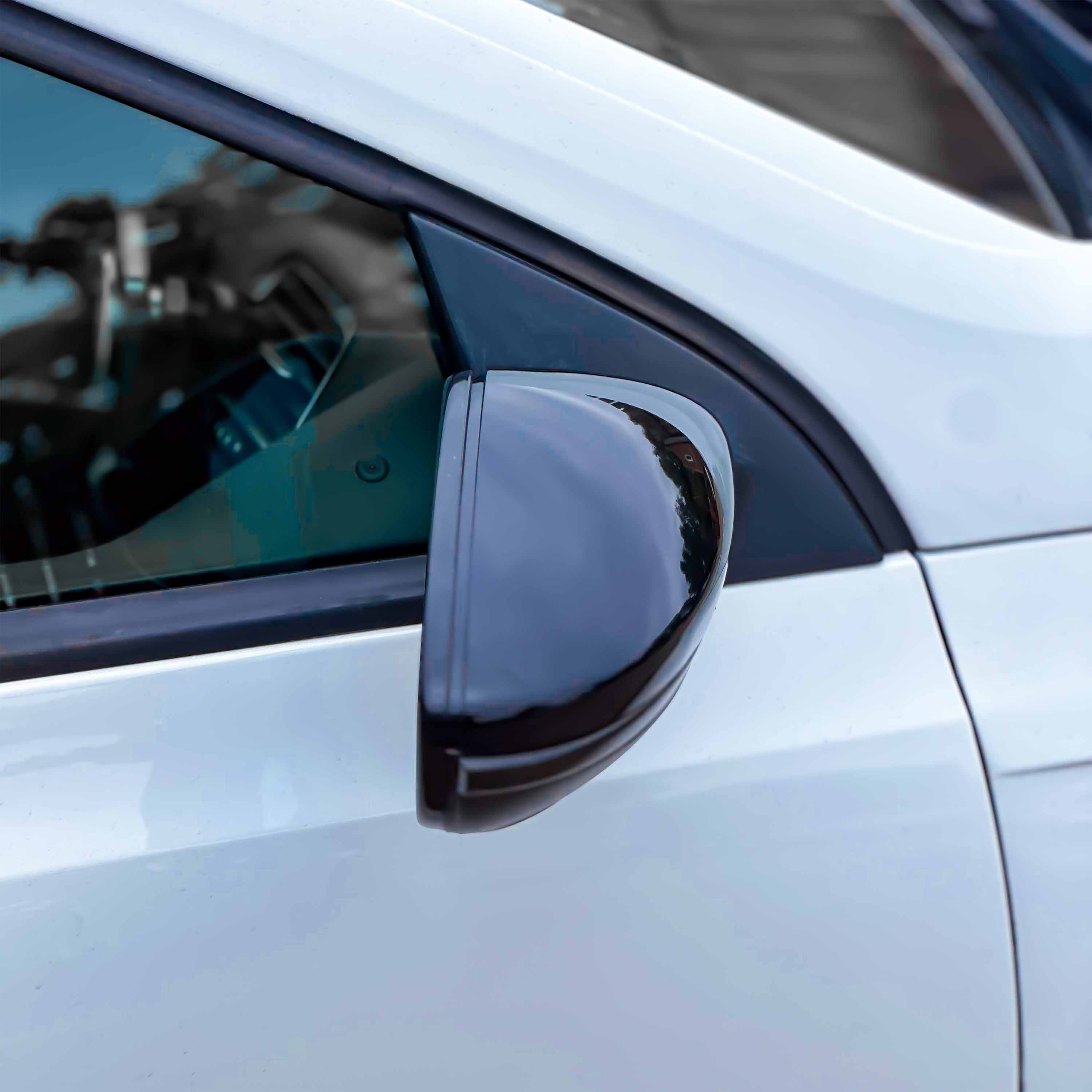 VW Scirocco Gloss Black Mirror Caps