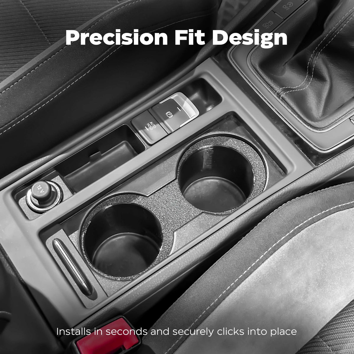 VW Golf MK7/7.5 Cup Holder Mod - TCR / Size S + Size M - High on Boost
