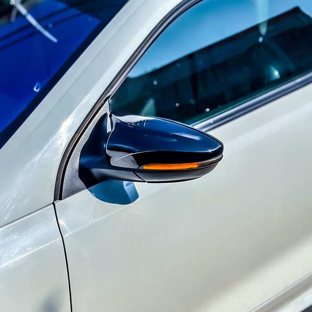 VW Scirocco M-Style Gloss Black Mirror Caps- High on Boost