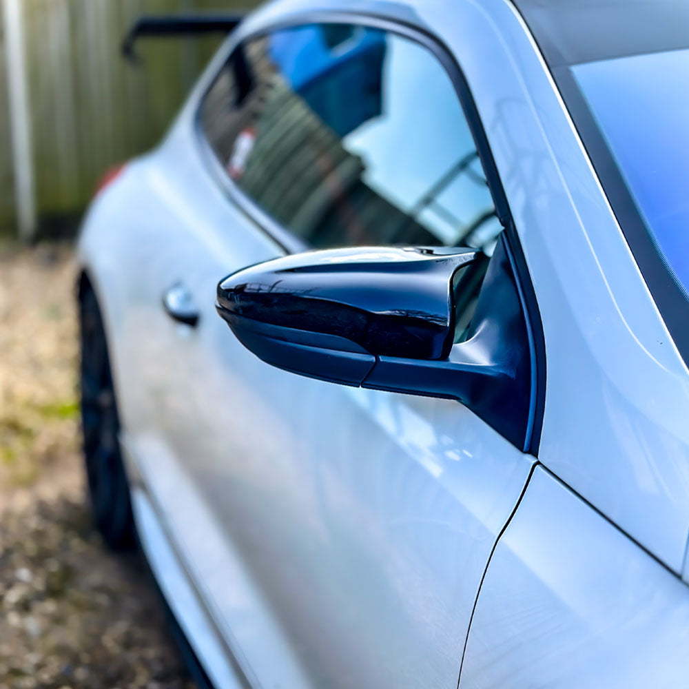 VW Scirocco M-Style Gloss Black Mirror Caps