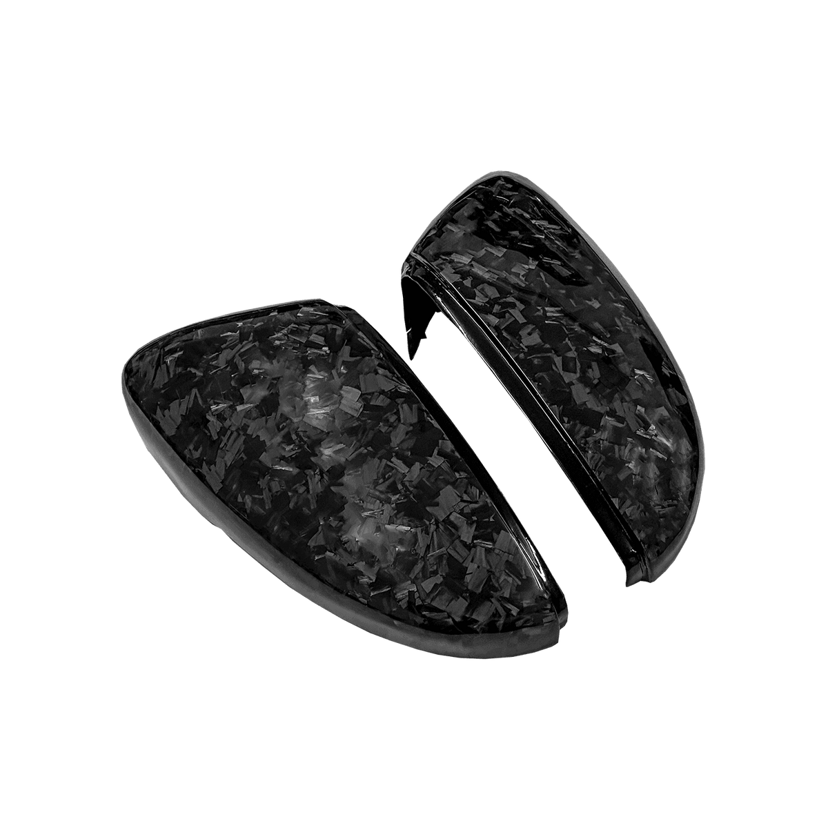 VW Scirocco Forged Carbon Fibre Mirror Caps- High on Boost