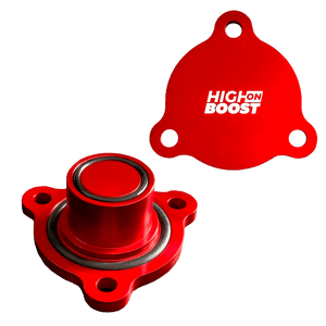 IS12/IS20/IS38 Turbo Diverter Valve Block-Off-Plate - Red - High on Boost