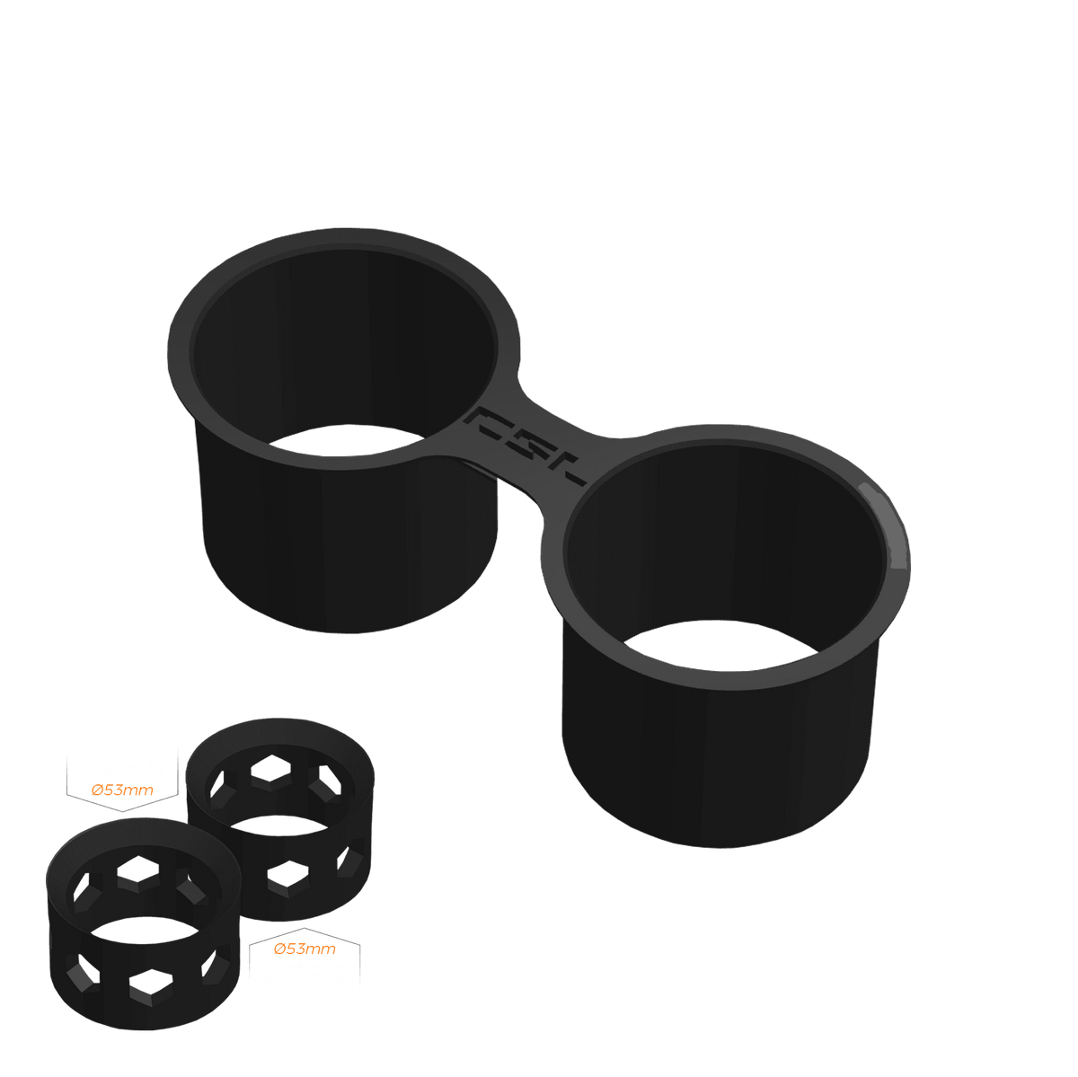 BMW M2 Competition (F87) Cup Holder Mod - CSL / 2x Size S - High on Boost